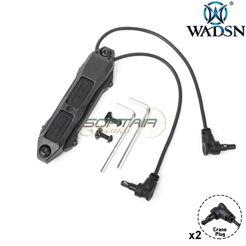 Cavo remoto Tattico 2 canali con Plug Crane / Crane WADSN (WD07070-BK)
