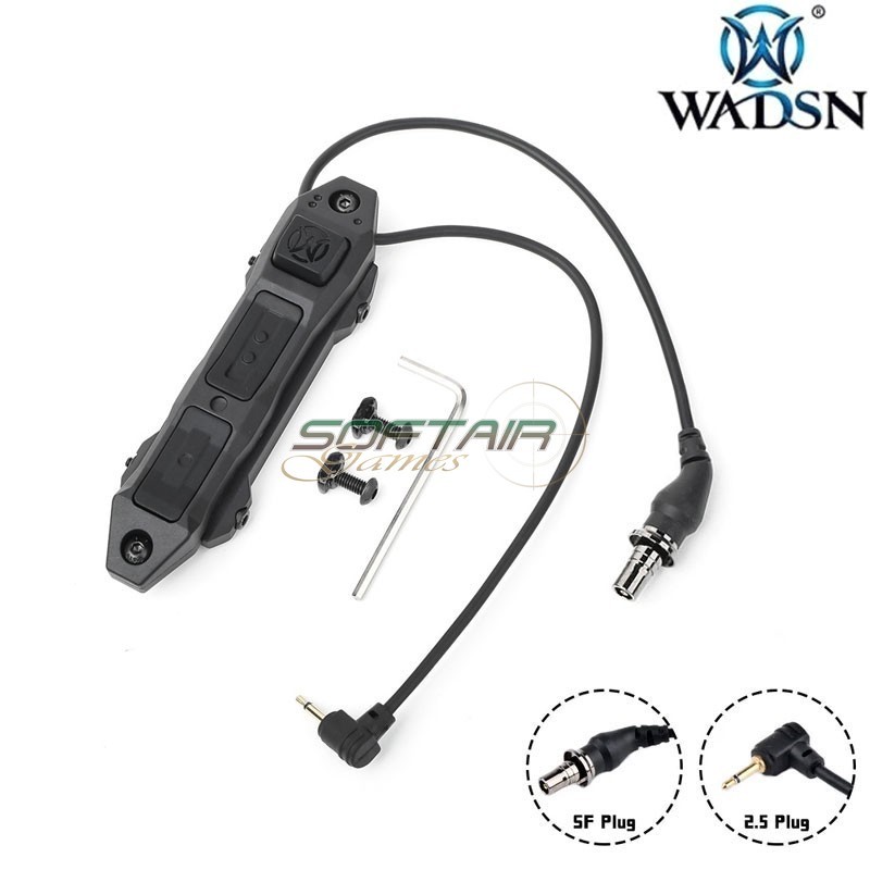 Dual Switch Remote Cable SF / 2.5mm Plug BLACK WADSN (WD07072-BK)