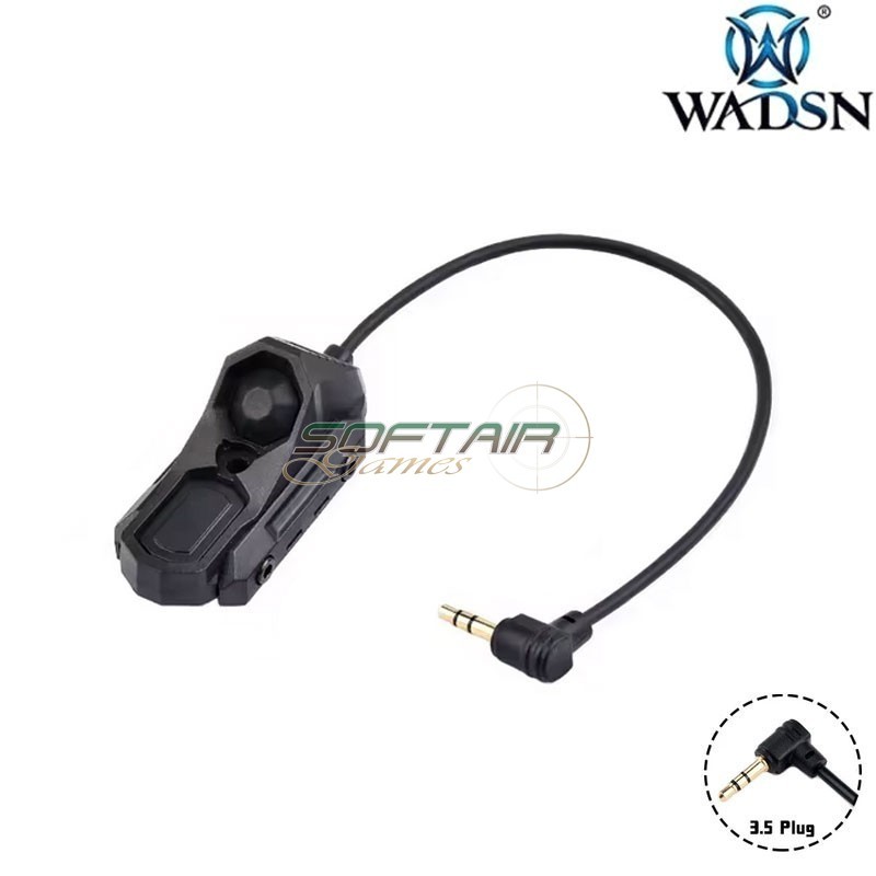 Cavo remoto Doppia funzione 3.5mm Plug BLACK WADSN (WD07042-BK)