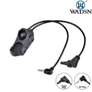 Dual Switch Remote Cable 3.5mm / Crane Plug BLACK WADSN (WD07051-BK)