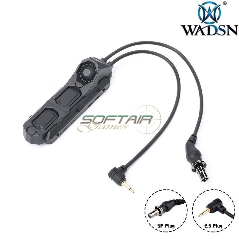 Dual Switch LL Remote Cable SF / 2.5mm Plug BLACK WADSN (WD07084-BK)