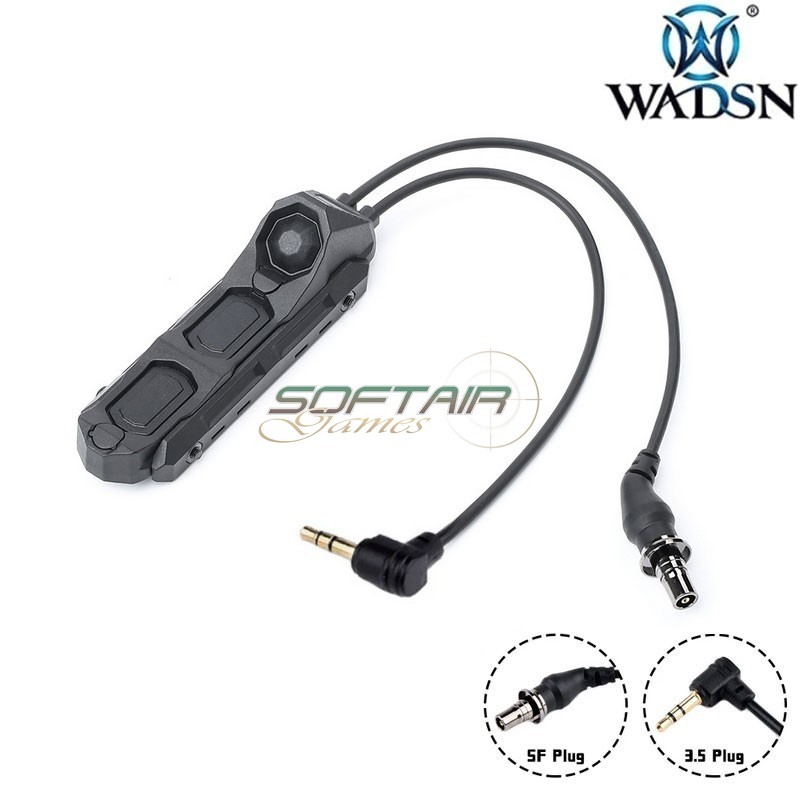 Dual Switch LL Remote Cable SF / 3.5mm Plug BLACK WADSN (WD07085-BK)