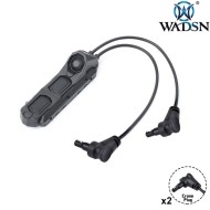 Dual Switch LL Remote Cable 2x Crane Plug BLACK WADSN (WD07090-BK)
