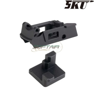 Aluminum Enhanced Trigger Housing For Action Army AAP015KU (5ku-abaap-023-bk)