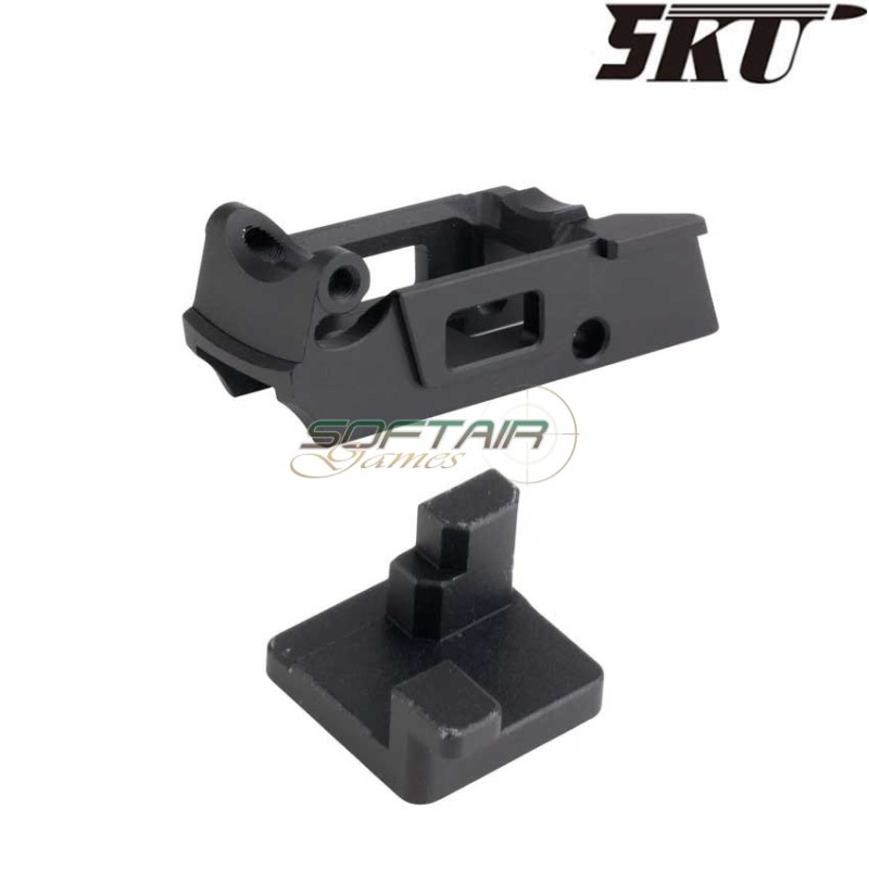 Corpo Grilletto Rinforzato in Alluminio per Action Army AAP01 5KU (5ku-abaap-023-bk)