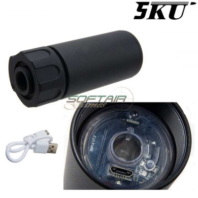 Silenziatore WARDEN Suppressor con Tracciante Spitfire 5KU (5ku-bbp-217-bk)