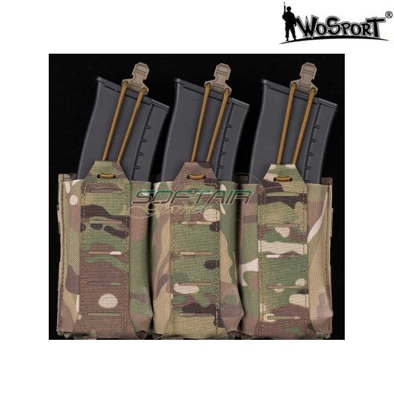 Light Pocket Triple Magazine Pouch M4/m16 Coyote Brown Wosport (wo-042656)