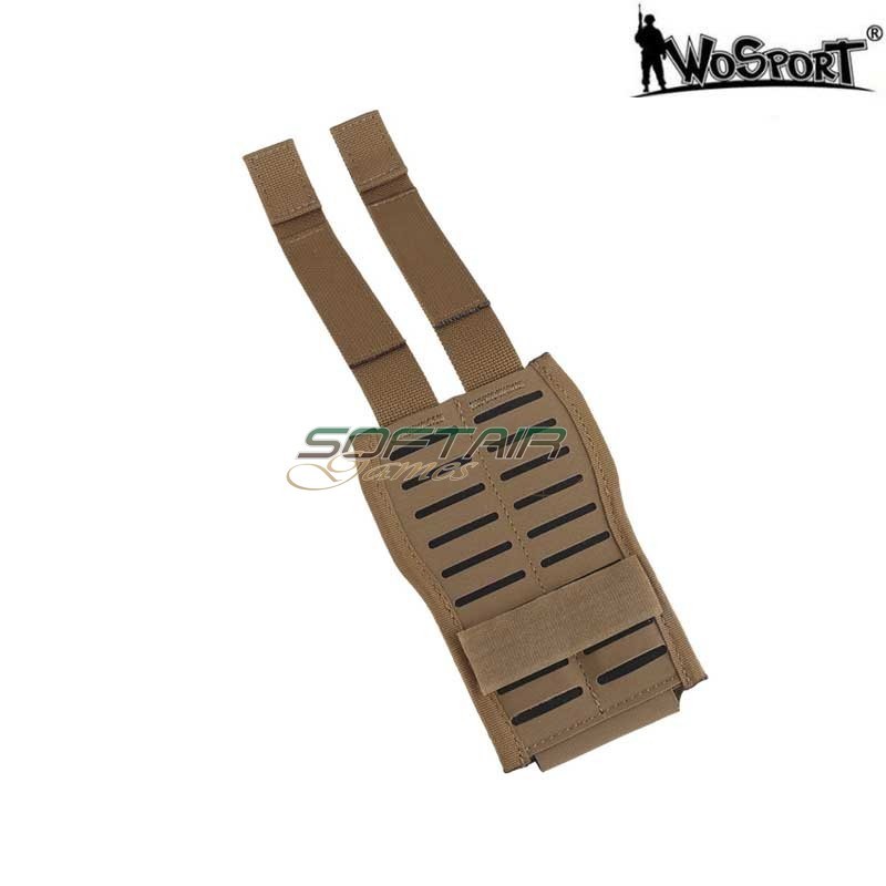 K Type 5.56 AR Magazine Pouch Coyote Brown Wosport (wo-044677)