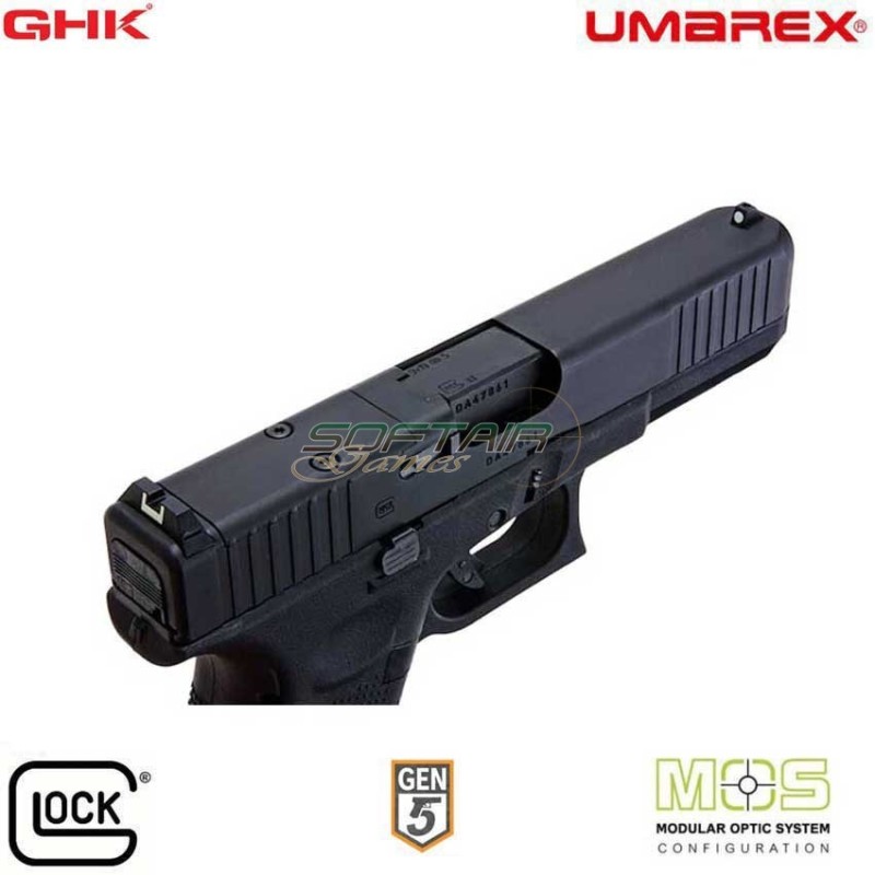Pistola a gas glock 17 gen.5 MOS black gbb GHK umarex (um-2.6475)
