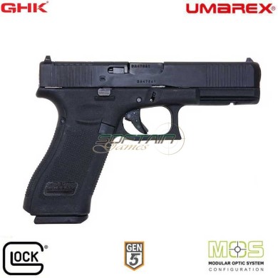 Gas Pistol Glock 17 Gen.5 MOS Black GBB GHK Umarex (UM-2.6475)