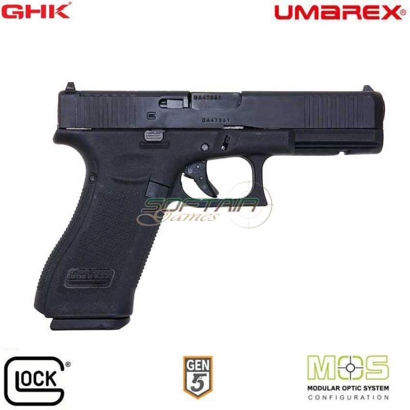 Pistola a gas glock 17 gen.5 MOS black gbb GHK umarex (um-2.6475)