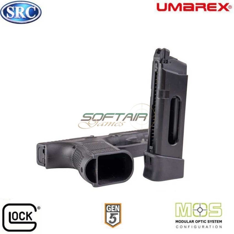 Pistola a Co2 Glock 19 gen.5 MOS Black Gbb Umarex (um-2.6552)