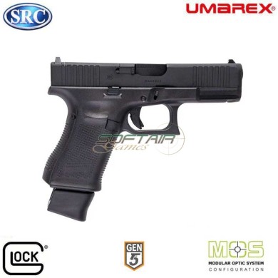 Co2 Pistol Glock 19 Gen.5 MOS Black GBB Umarex (UM-2.6552)