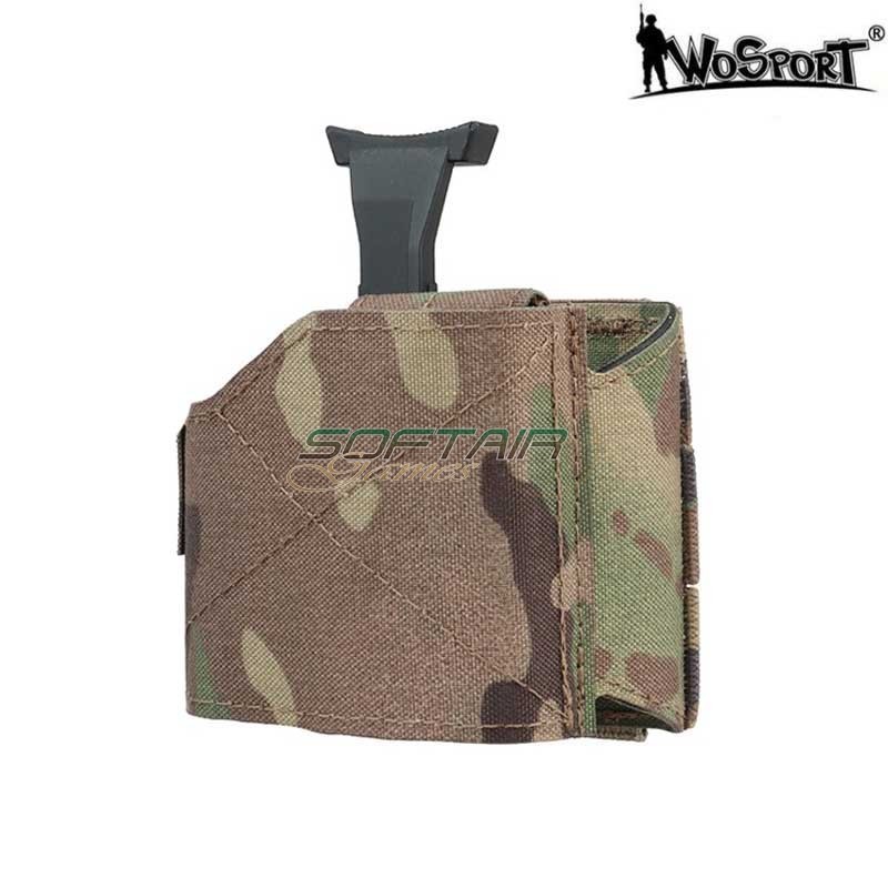 Fondina Universale Porta Pistola GB-80 Per Destri Multicam Wosport (039874)