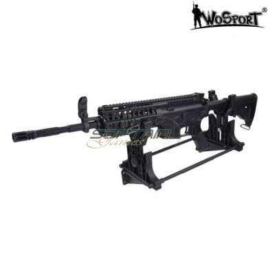 Black adjustable multipurpose rifle stand wosport (wo-tg31)