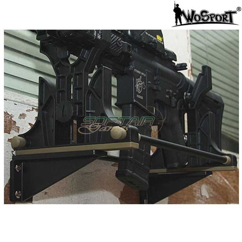 Black adjustable multipurpose rifle stand wosport (wo-tg31)
