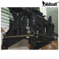 Stand fucile black regolabile multiuso wosport (wo-tg31)