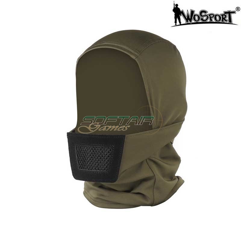 Passamontagna Knight Headgear Olive Drab Wosport (wo-ma205v)