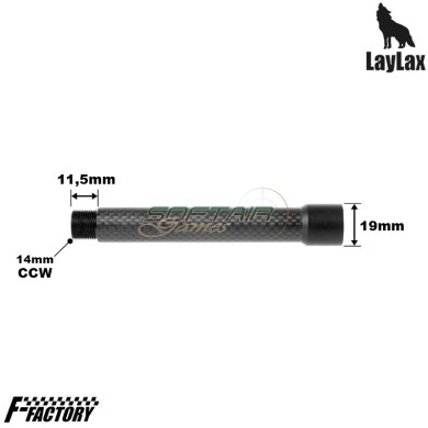 Prolunga outer barrel Fibra di Carbonio First Factory 14mm CCW Laylax
