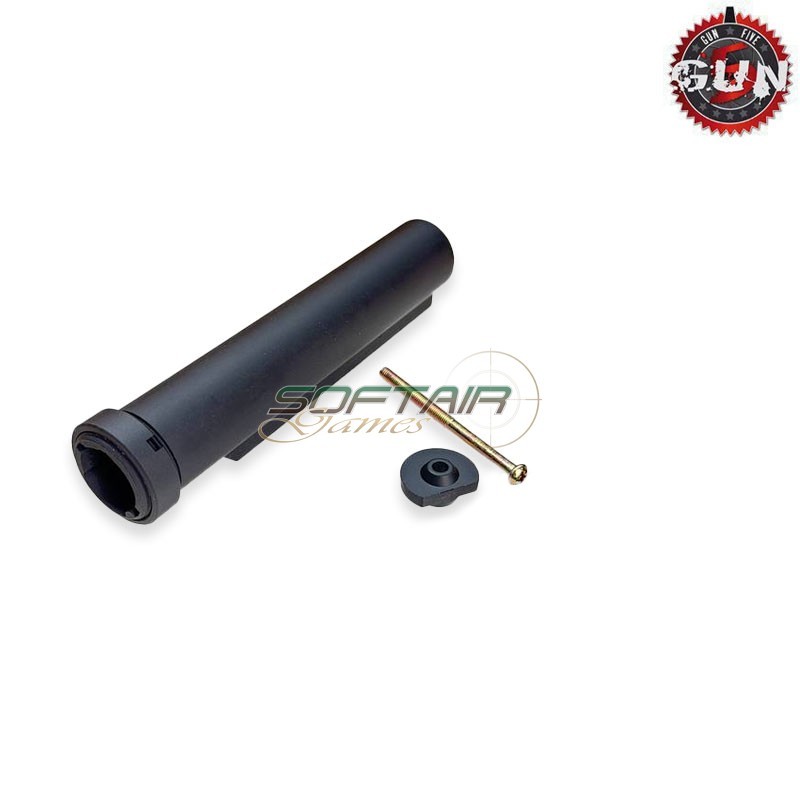 KIT 45° Offset Metal stock tube for M4 AEG Gun Five (GF-0601)
