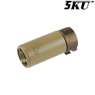 SF mini warden silencer 14mm CCW TAN V.2 5KU (5ku-217-t-2)