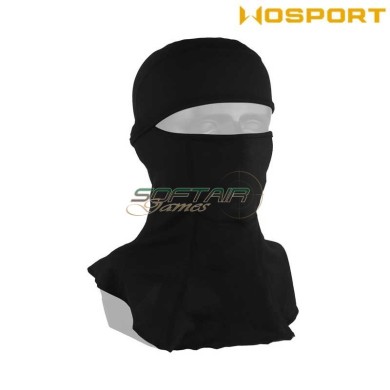 Passamontagna Tattico Traspirante Nero Wosport  (Wo-Ma208b)