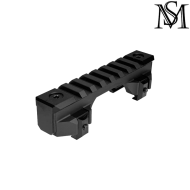 OMM PIC Mount ID Style BLACK for Picatinny Mil-Sim (MS-028-BK)