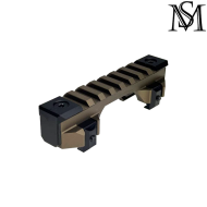 OMM PIC Mount ID Style DARK EARTH for Picatinny Mil-Sim (MS-028-DE)