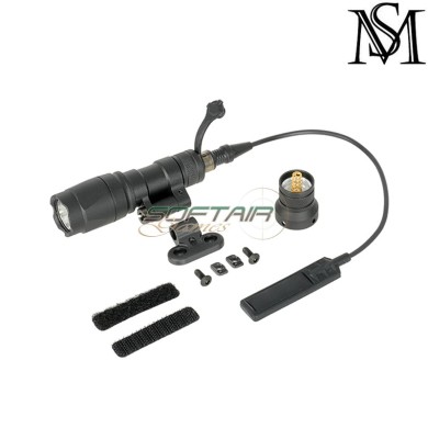 Flashlight M340A SF Scout Light Pro two control kit BLACK Mil-Sim (MS-4051-BK)