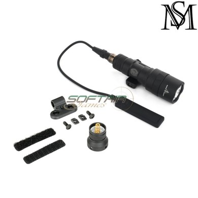 Flashlight M340C SF Scout Light Pro two control kit BLACK Mil-Sim (MS-4053-BK)
