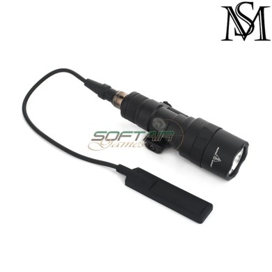 Flashlight M340C SF Scout Light Pro two control kit BLACK Mil-Sim (MS-4053-BK)