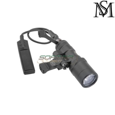 Flashlight M340B SF Scout Light Pro two control kit BLACK Mil-Sim (MS-4055-BK)