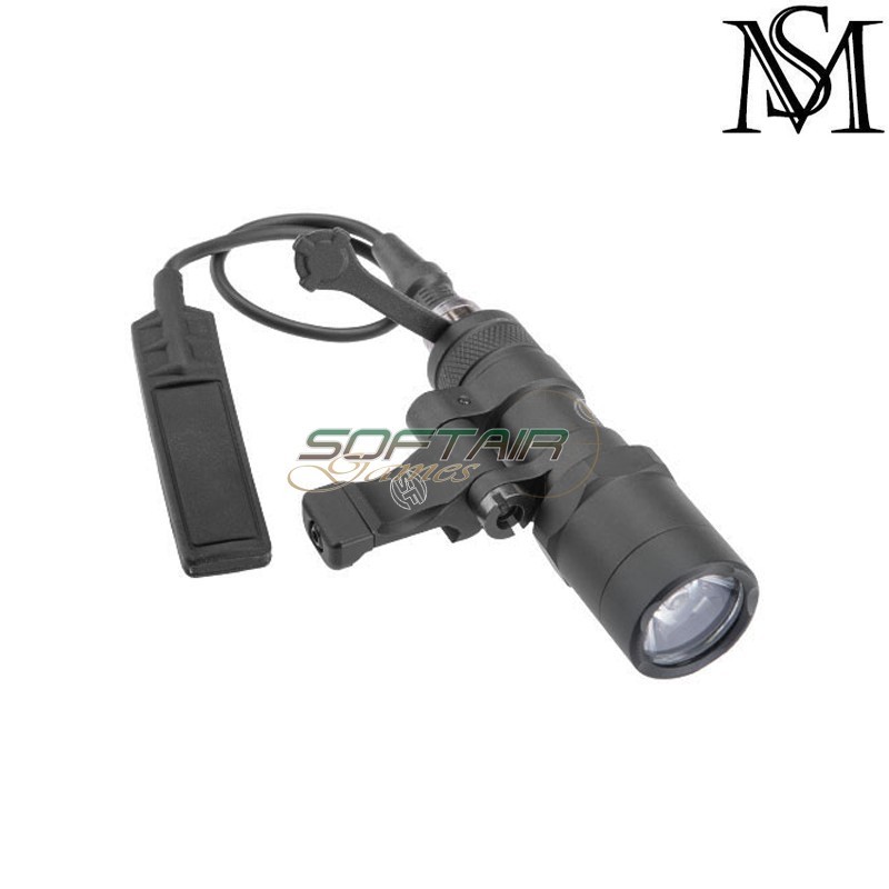 Torcia M340B SF Scout Light Pro two control kit BLACK Mil-Sim (MS-4055-BK)