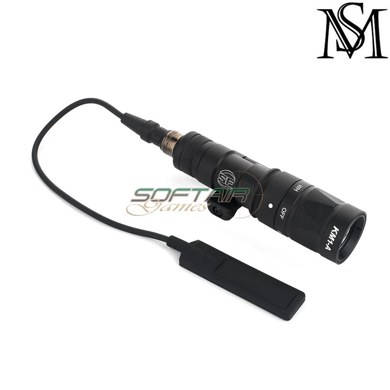 Flashlight M340W SF Scout Light Pro Strobe two control kit BLACK Mil-Sim (MS-4057-BK) Flashlight M340W SF Scout Light Pro Strobe two control kit BLACK Mil-Sim (MS-4057-BK)