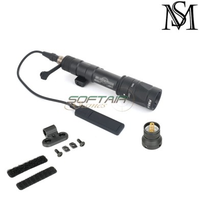 Flashlight M640W SF Scout Light Pro Strobe two control kit BLACK Mil-Sim (MS-4058-BK)