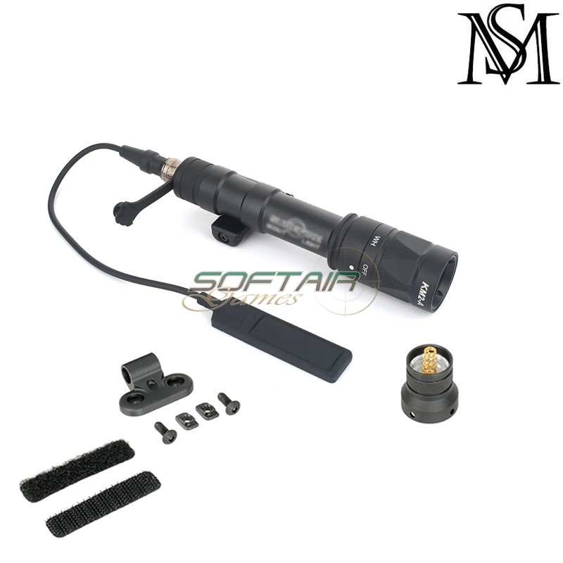Flashlight M640W SF Scout Light Pro Strobe two control kit BLACK Mil-Sim (MS-4058-BK) Flashlight M640W SF Scout Light Pro Strobe two control kit BLACK Mil-Sim (MS-4058-BK)