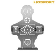 Bersaglio Metallico Mezza Silhouette Wosport (wo-tg37)