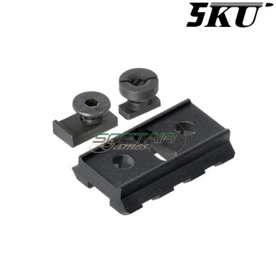 Slitta B-2L Rail per Zenit Rail BLACK 5KU (5ku-292-bk)