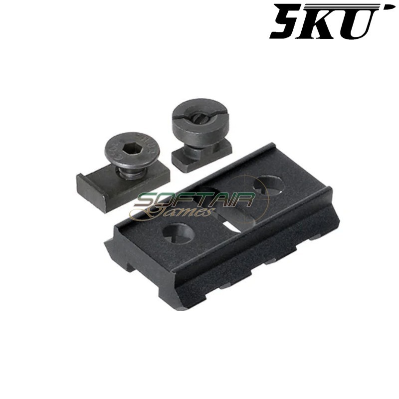 Slitta B-2L Rail per Zenit Rail BLACK 5KU (5ku-292-bk)