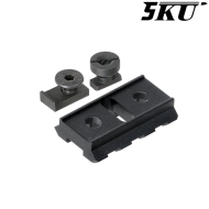 Slitta B-2L Rail per Zenit Rail BLACK 5KU (5ku-292-bk)