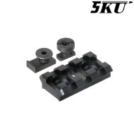 B-2L Rail Section for Zenit Rail BLACK 5KU (5ku-292-bk) B-2L Rail Section for Zenit Rail BLACK 5KU (5ku-292-bk)