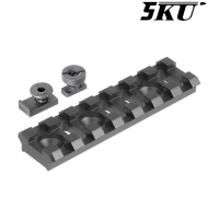 B-2U Rail Section for Zenit Rail BLACK 5KU (5KU-294-BK)
