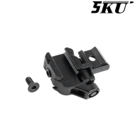 Folding Stock MCX/MPX Style with Picatinny 20mm adapter 5KU (5KU-342-BK)