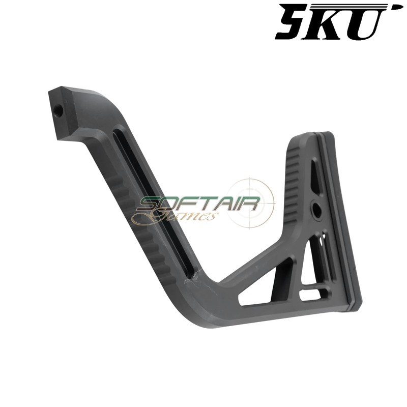 Calcio pieghevole MCX/MPX Style con adattatore 20mm Picatinny 5KU (5KU-342-BK)