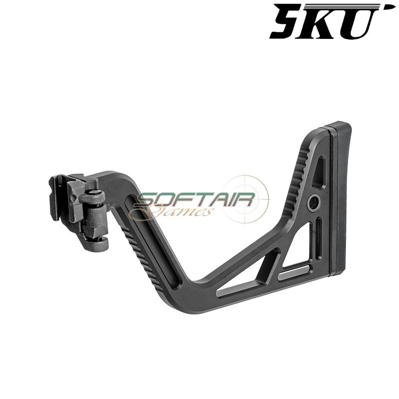 Folding Stock MCX/MPX Style with Picatinny 20mm adapter 5KU (5KU-342-BK)