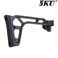 Folding Stock Rattler MCX Style with Picatinny 20mm adapter 5KU (5KU-343-BK)