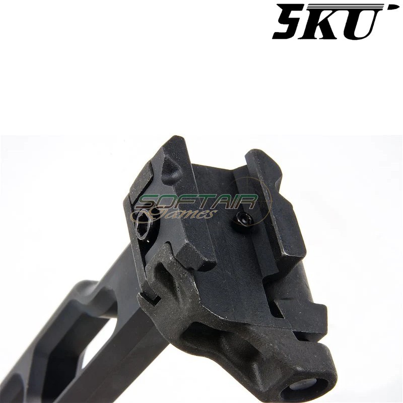 Folding Stock Rattler MCX Style with Picatinny 20mm adapter 5KU (5KU-343-BK)