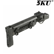 Calcio pieghevole PT-5 per GHK AKM GBB Black 5KU (5KU-347-BK)