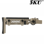 Folding Stock PT-5 for GHK AKM GBB Tan 5KU (5KU-347-T)