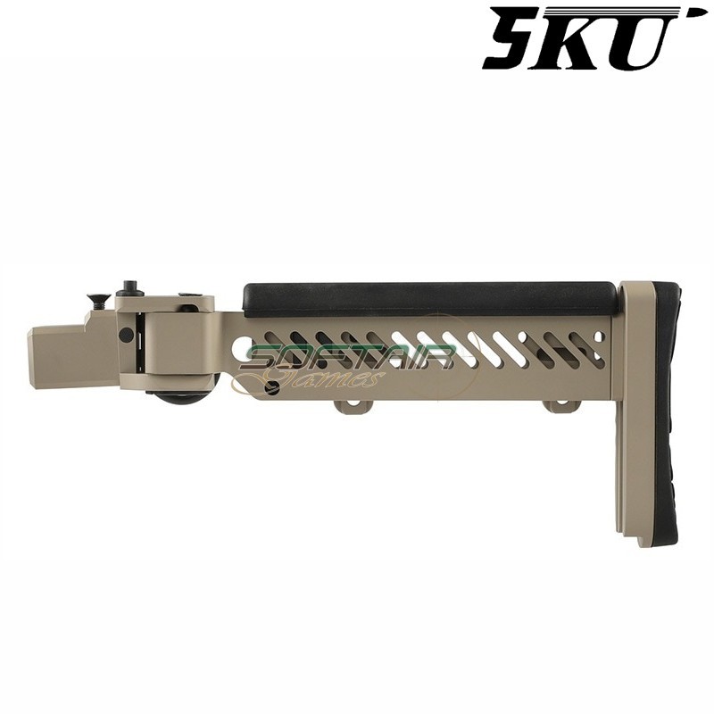 Folding Stock PT-5 for GHK AKM GBB Tan 5KU (5KU-347-T)